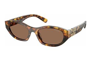 Miu Miu MU A03S 14L60M Dark BrownHoney Havana