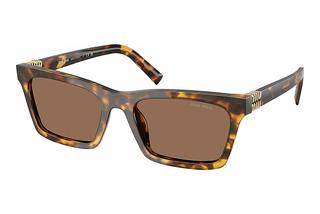 Miu Miu MU A05S 14L60M Dark BrownHoney Havana