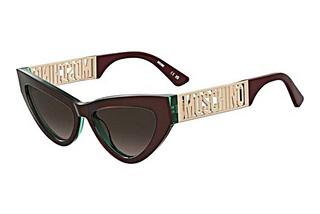 Moschino MOS170/S B17/HA METALIZED BURGUNDY