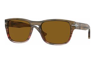 Persol PO3341S 120633 BrownStriped Brown Gradient Red