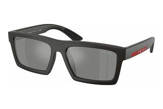 Prada Linea Rossa PS A07S 18K60A Grey Mirror SilverMatte Grey/Black Rubber