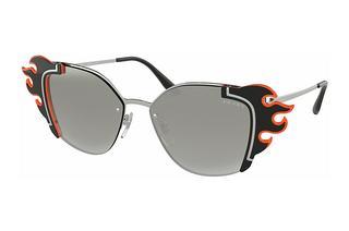 Prada PR 59VS 4275O0 Gradient Grey Mirror SilverSilver/Black Orange