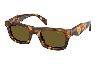 Prada PR C06S 14L09Z Dark BrownHoney Tortoise
