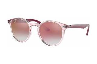 Ray-Ban Junior RJ9064S 7052V0 CLEAR GRADIENT RED MIRROR REDTRANSPARENT PINK