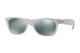 Ray-Ban RB2132 614440 GREEN MIRROR SILVERTOP BRUSHED SILVER ON TRANSP