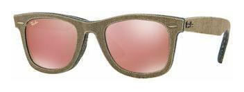 Ray-Ban RB2140 1193Z2 LIGHT BROWN MIRROR PINKJEANS GREEN BROWN/JEANS BLUE