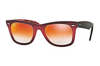 Ray-Ban RB2140 12004W MIRROR GRADIENT REDTOP GRAD PINK ON BROWN
