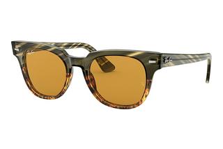 Ray-Ban RB2168 12683L YELLOW MIRROR GOLDGREEN GRADIENT BROWN STRIPED
