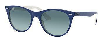 Ray-Ban RB2185 12993M BLUE GRADIENT GREYBLUE ON WHITE