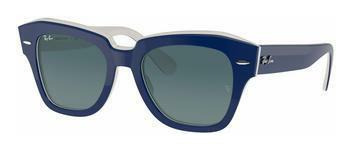 Ray-Ban RB2186 12993M BLUE GRADIENT GREYBLUE ON WHITE