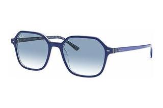 Ray-Ban RB2194 13193F CLEAR GRADIENT BLUEBLUE ON VICHY BLUE/WHITE
