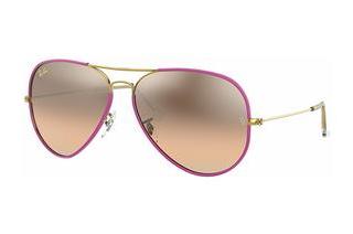 Ray-Ban RB3025JM 91963E PINK MIRROR GRADIENT GREYVIOLET ON LEGEND GOLD