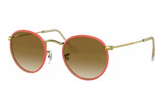 Ray-Ban RB3447JM 919651 CLEAR GRADIENT BROWNRED ON LEGEND GOLD