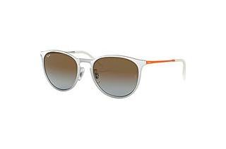 Ray-Ban RB3539 90772W LIGHT BLUE GRADIENT BROWNBRUSCHED SILVER