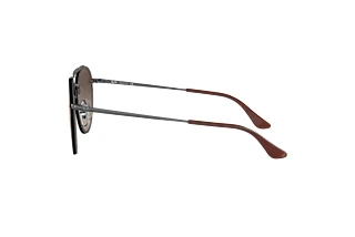 [glasses-side-view] Ray-Ban BLAZE ROUND DOUBLEBRIDGE (RB3614N - 914413)