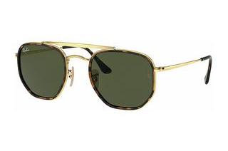 Ray-Ban RB3648M 001 Green Classic G-15Gold