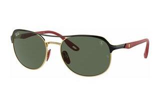 Ray-Ban RB3685M F06171 GreenBlack On Gold
