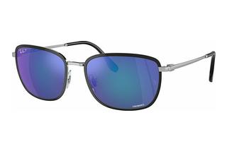 Ray-Ban RB3705 91444L GreyBlack On Silver