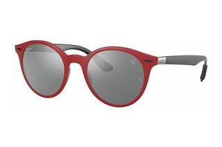 Ray-Ban RB4296M F6536G GREY MIRROR SILVERMATTE RED