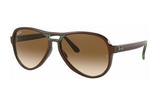 Ray-Ban RB4355 660451 Clear Gradient BrownBrown On Green