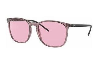 Ray-Ban RB4387 6574Q3 EVOLVE PHOTO PINK TO BLUETRANSPARENT VIOLET