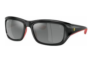 Ray-Ban RB4405M F6016G SilverBlack On Red