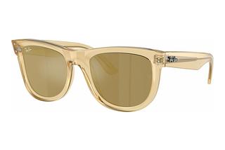 Ray-Ban RBR0502S 68215A Brown Mirror GoldOpal Yellow