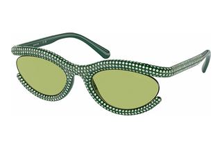 Swarovski SK6006 103430 Light Green Flash SilverGreen