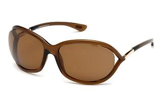 Tom Ford FT0008 48H braun polarisierendbraun dunkel glanz