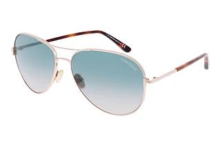 Tom Ford FT0823 28P grün verlaufend28P - rosé-gold glanz / grün verlaufend