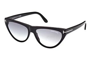 Tom Ford FT0990 01B gradient smoke01B - schwarz glanz / grau verlaufend