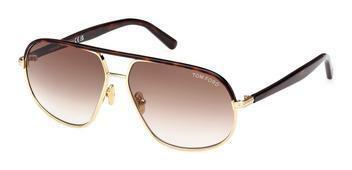 Tom Ford FT1019 30F gradient brownshiny deep gold