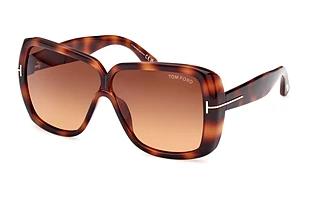 Tom Ford FT1037 52F 52F - havanna dunkel / braun verlaufend