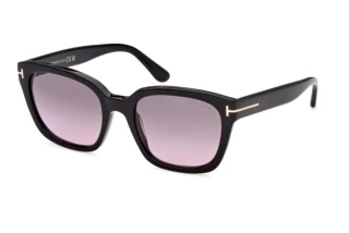 [glasses-front-view] Tom Ford HAYLAY (FT1216 - 01B)