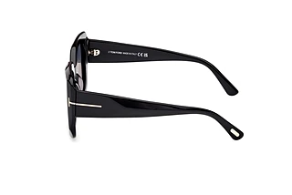 [glasses-side-view] Tom Ford CARLA-02 (FT1220 - 01D)