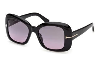 [glasses-front-view] Tom Ford SANDRA-02 (FT1348 - 01B)