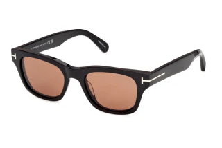 [glasses-front-view] Tom Ford CALEB-02 (FT1357 - 01E)