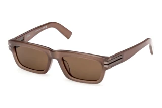 Zegna EZ0282 45J braunGlänzend Hellbraun