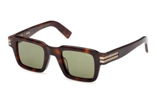 Zegna EZ0283 52N grünDunkel Havanna