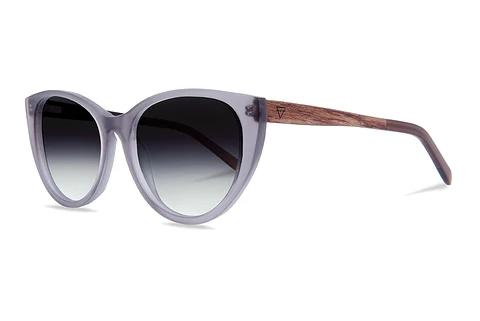 Saulesbrilles Kerbholz Martha Dark Grey