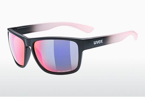 Sunglasses UVEX SPORTS LGL 36 CV black mat rose