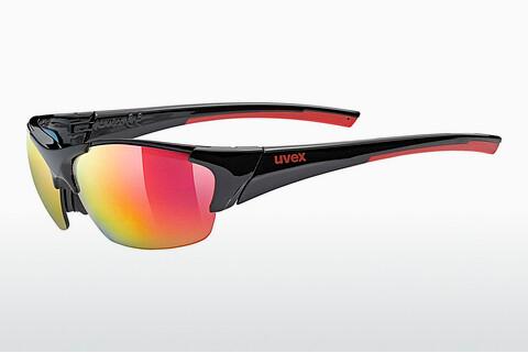 Sunglasses UVEX SPORTS blaze III black red