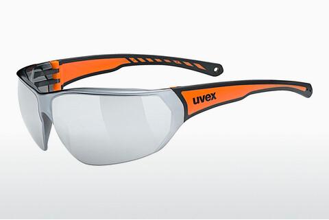 Kacamata surya UVEX SPORTS sportstyle 204 black orange