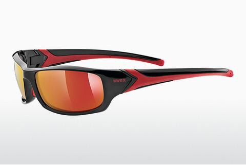 Saulesbrilles UVEX SPORTS sportstyle 211 black-red