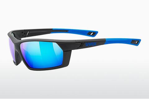 Solbriller UVEX SPORTS sportstyle 225 black blue