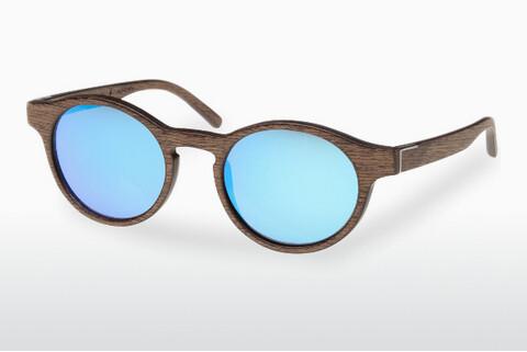 Sunglasses Wood Fellas Flaucher (10754 black oak/blue)