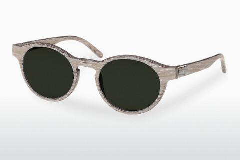 Sunglasses Wood Fellas Flaucher (10754 chalk oak/green)