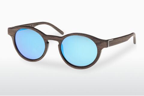 Sunglasses Wood Fellas Flaucher (10754 walnut/blue)