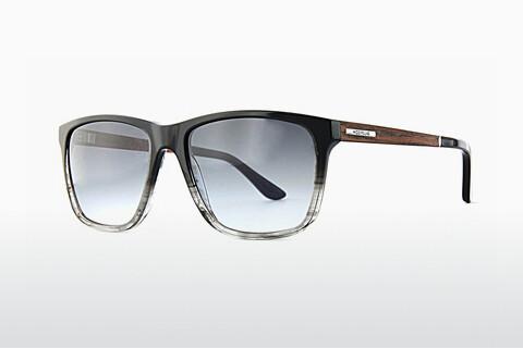 Sunglasses Wood Fellas Focus (11716 macassar/blk-gy)