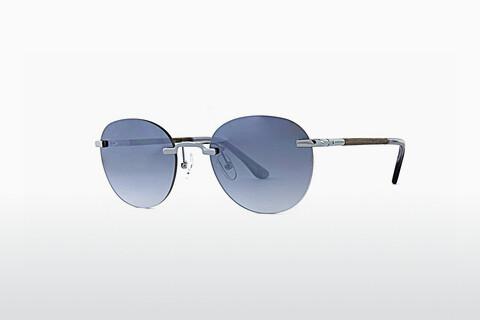 Sunglasses Wood Fellas Gaze (11721 curled/silver)